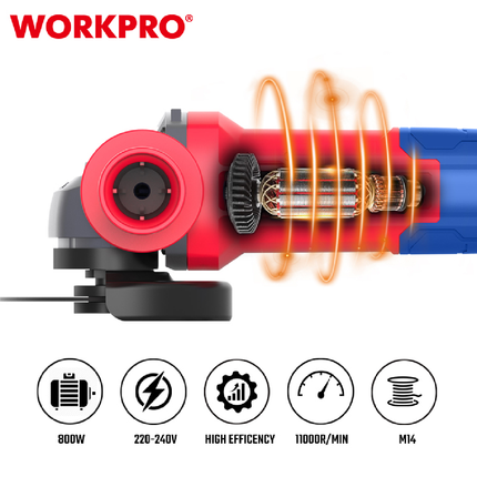 WORKPRO 900W 4.5 Inch Angle Grinder (WP472003)