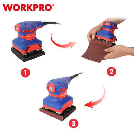 حفافة مربعة 280 واط من وورك برو  (WP472400)