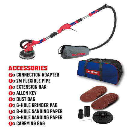 حفافة جدران 215 ملم 1050 واط من وورك برو (WP472408)