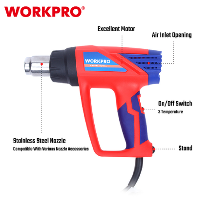 سشوار حراري 1800 واط من وورك برو (WP474001)