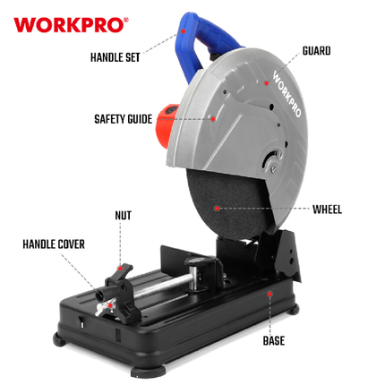 WorkPro 14-inch 2400W Chop Saw (WP480000)