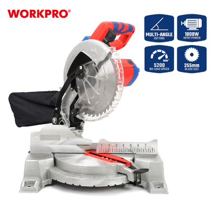 WorkPro 10 Inch 1800W Miter Saw (WP480201)