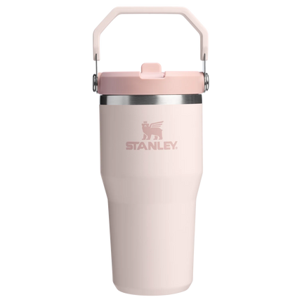 Stanley Ice Flow GO 590ml/20oz Flip Straw Wtr Btl Rose Quartz