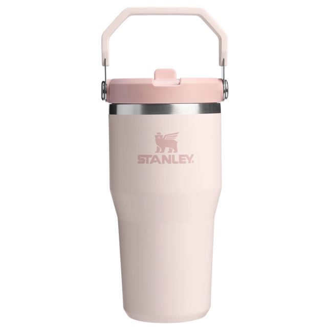 Stanley Ice Flow GO 590ml/20oz Flip Straw Wtr Btl Rose Quartz