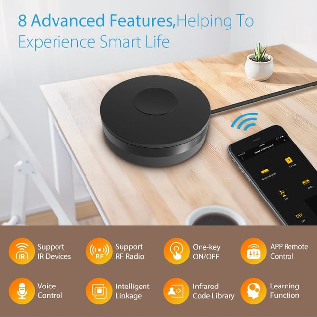 Smart WiFi IR Remote Control Device