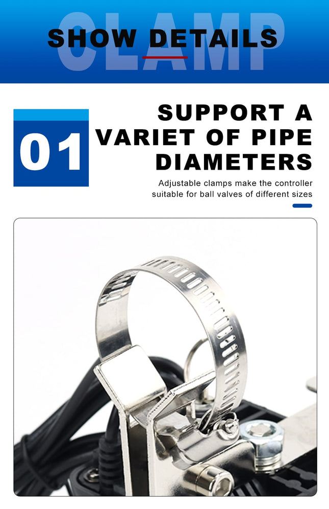 جهاز التحكم الذكي بصمام المياه / الغاز