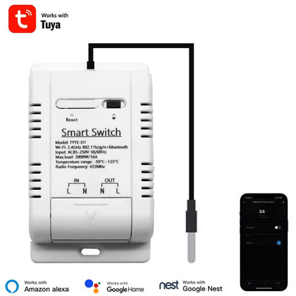 Tuya Smart Temperature Switch