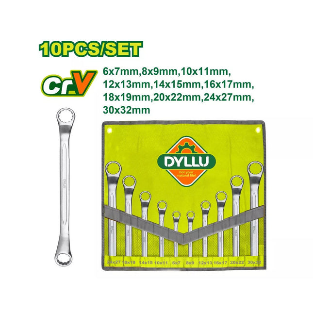 طقم مفاتيح رينغ 10 قطع ديلو