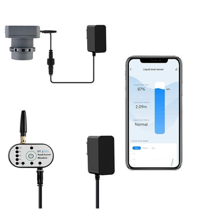 Tank Level Monitor | WiFi Home Display and Wireless Stainless Sensor | Supports 10m Depth | EPTech.WiFi.RF.10M