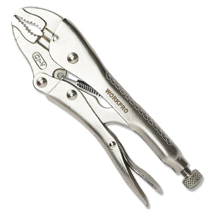 كماشة WORKPRO CR-V ذات الفك المنحني والقفل مقاس 10 انش