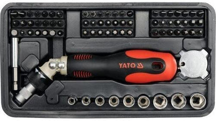 طقم مفك يد اتوماتيك 75 قطعة - ياتو