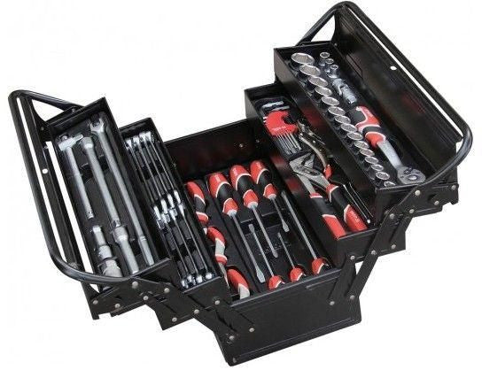 طقم عدة 64 مع صندوق معدني ياتو