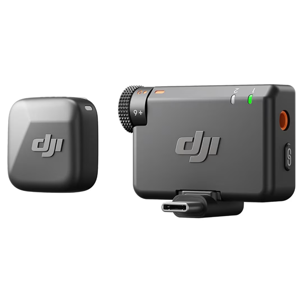 ميكروفون DJI لاسلكي للموبايل – Mic Mini بصوت احترافي وعزل ضوضاء ومدى 400 متر