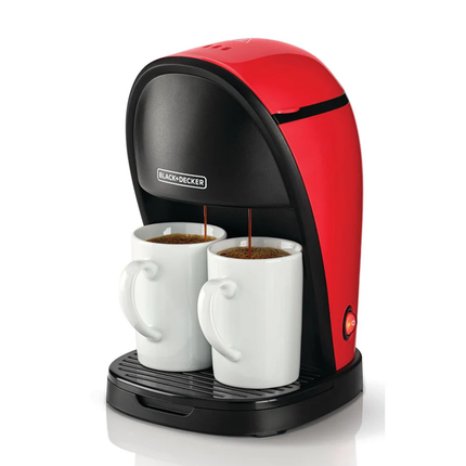 ماكينة صنع القهوة الأمريكية بسعة 2 كوب وخزان مياه 250 مل ماركة Black & Decker