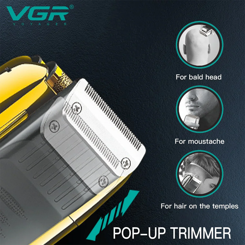 ماكينة حلاقة بشفرتين مزدوجتين من الستانلس ستيل لحلاقة وتشذيب الذقن - VGR | VGR ماكينة حلاقة بشفرتين مزدوجتين من الستانلس ستيل لحلاقة وتشذيب الذقن - VGR | VGR