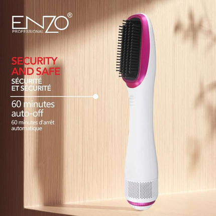 فرشاة تصفيف الشعر الاحترافية 2 في 1 قوة 1200 واط ماركة ENZO