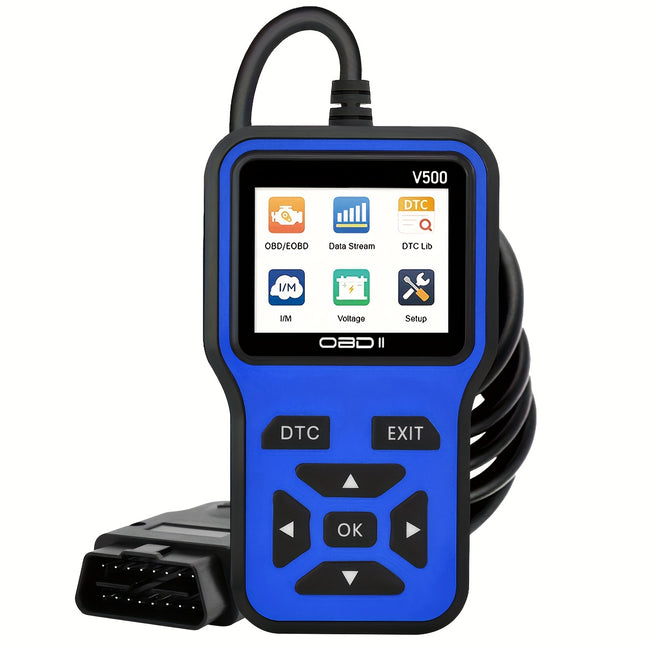 جهاز فحص أعطال السيارات OBD2 V500 – قارئ أكواد احترافي من لانش