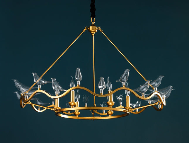 Madame Coco Ouzo Bird-Inspired Chandelier Limited Edition