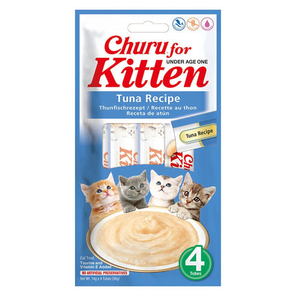 Inaba Churu For Kitten Creamy Treats Tuna