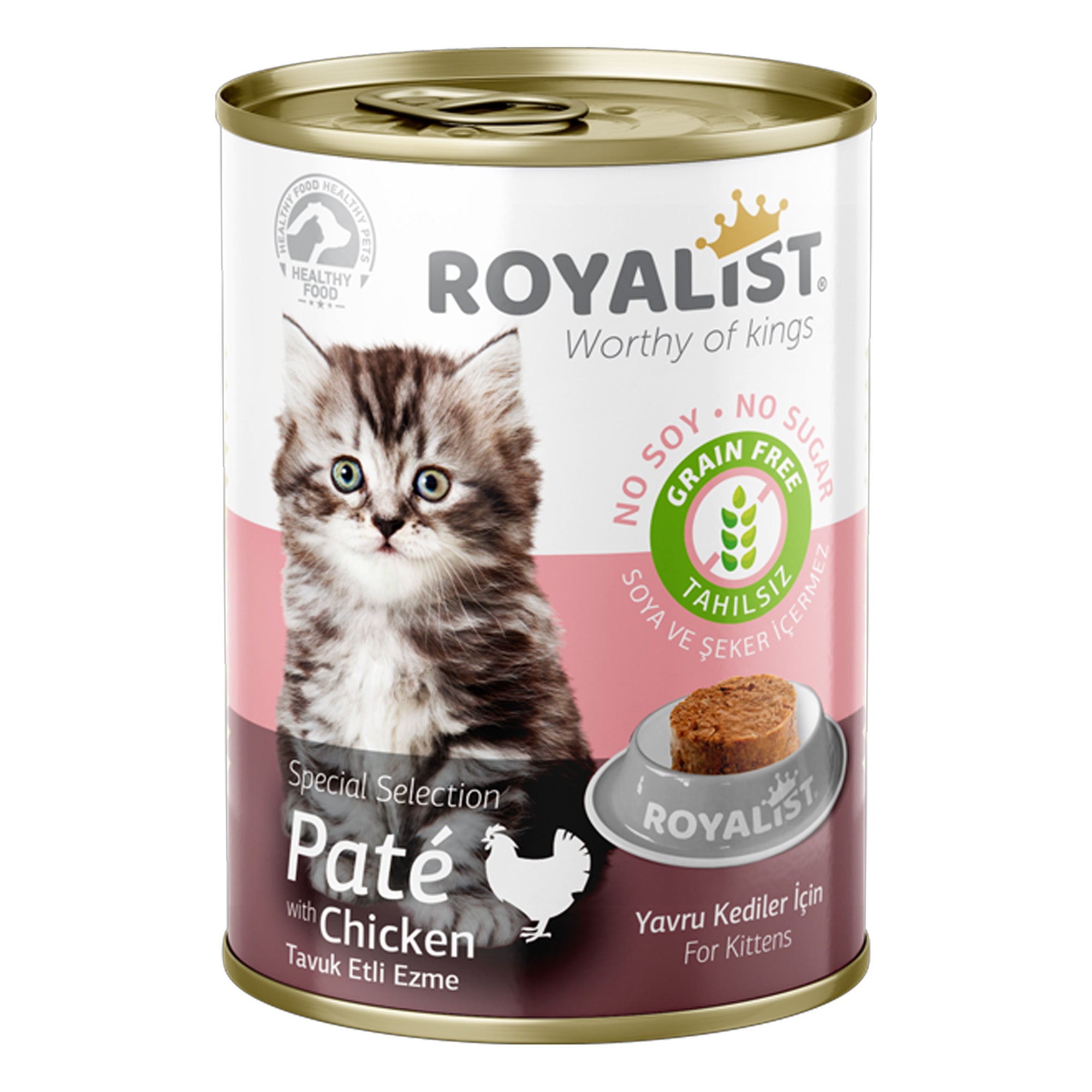 Royalist Pate Kitten Food Chicken 400g |