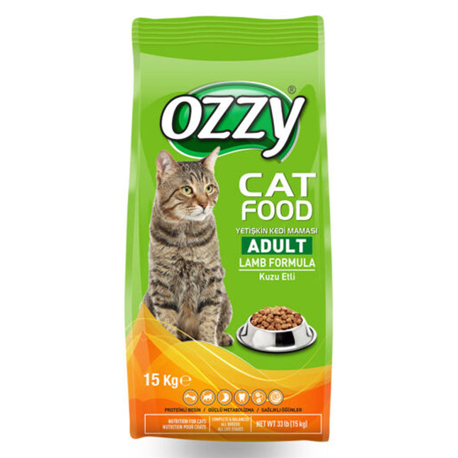 Ozzy Adult Cat Food Lamb 15Kg