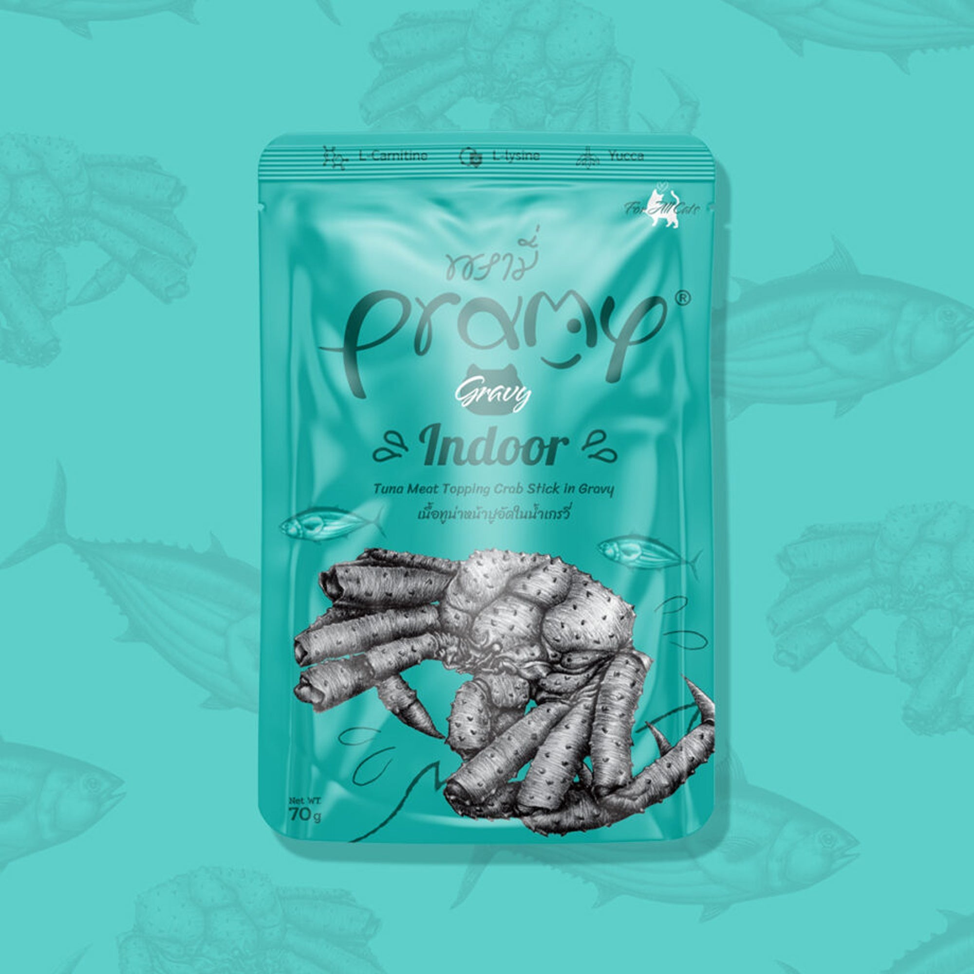 Pramy Indoor Tuna topping Kanikama Recipe 70g |