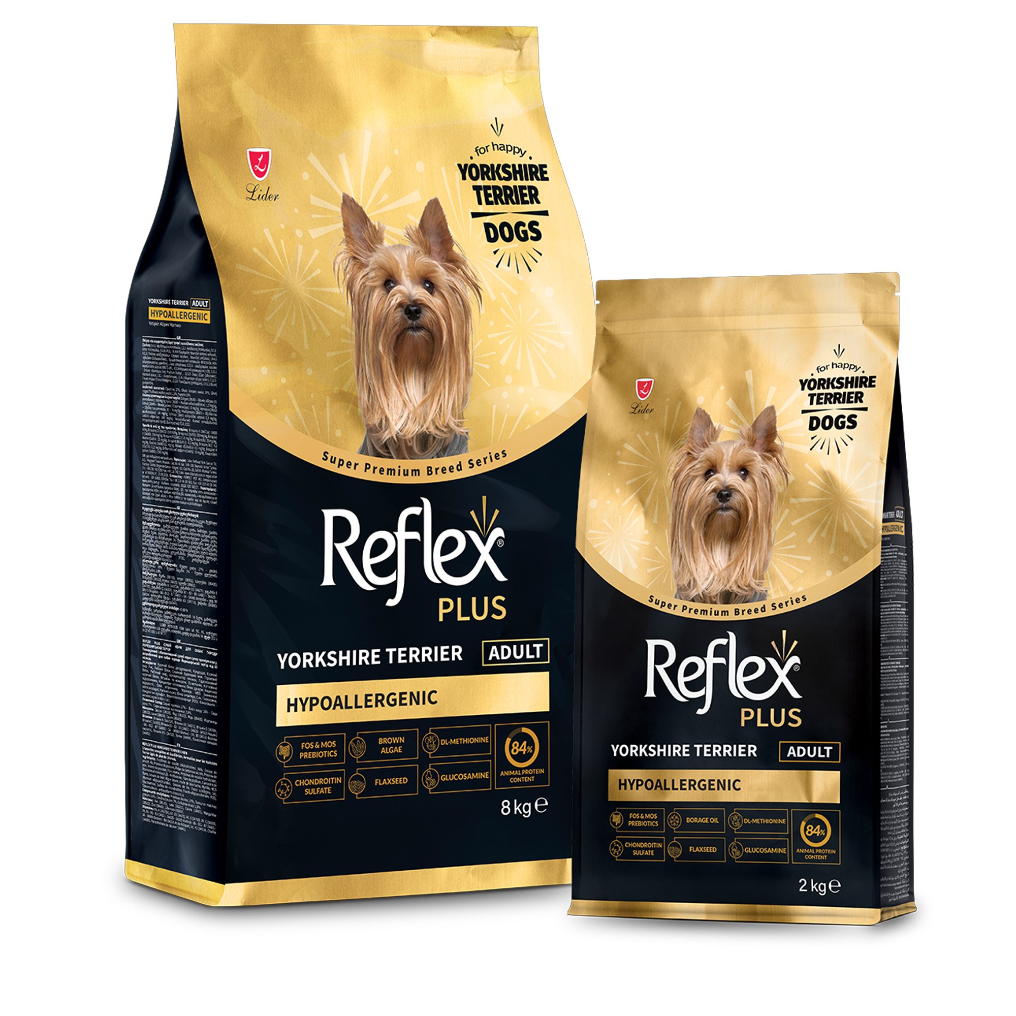 Reflex Plus Yorkshire Terrier Adult Dog Food 2Kg |