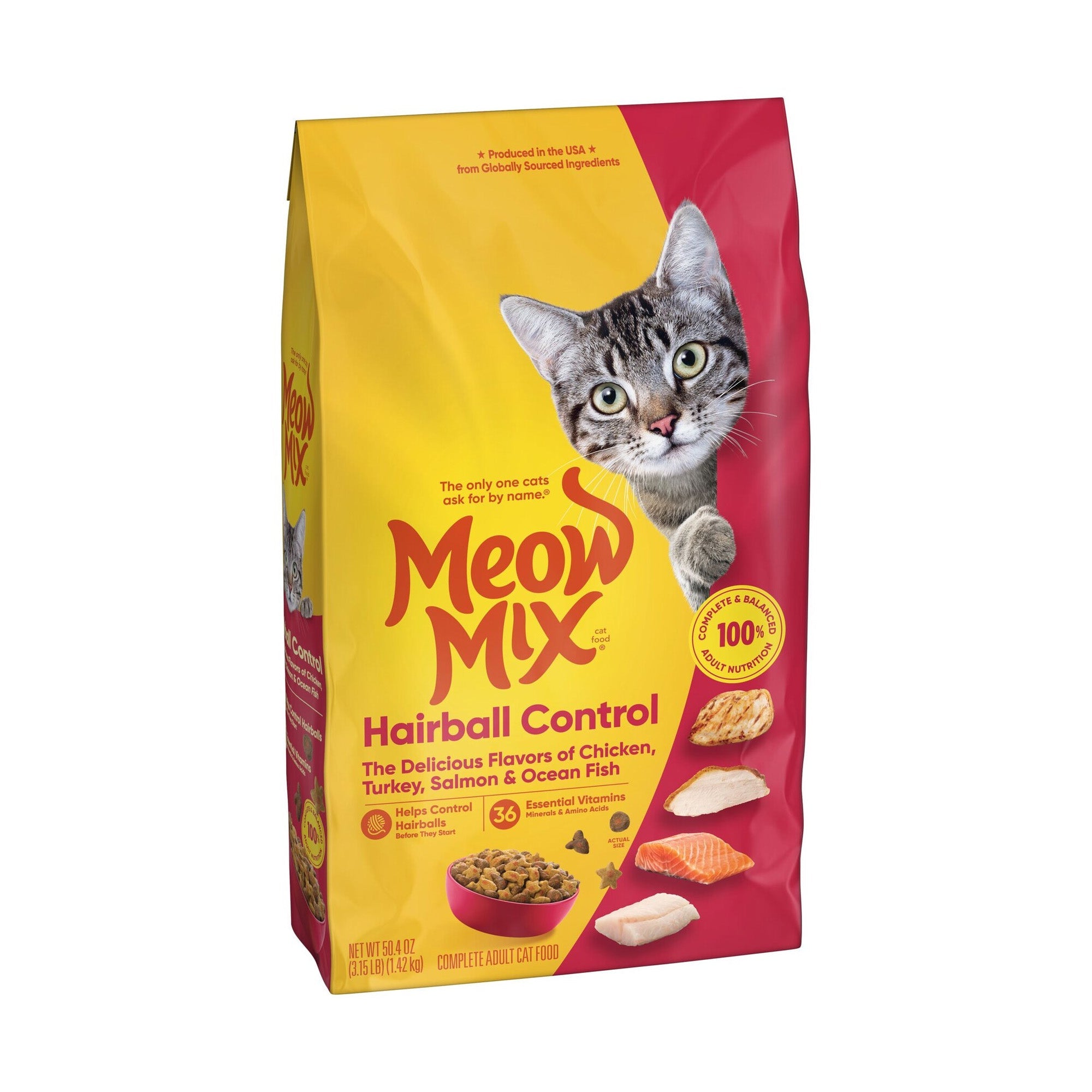 Meow Mix hairball control food 2.86kg |