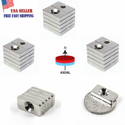 30x20x5-5mm  مغناطيس مثقوب صناعي ثقيل