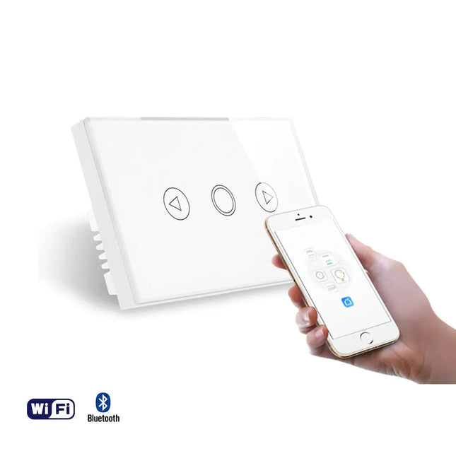 Blind control switch | 1 or 2 blinds | White or black color | Magic or square size | Tuya