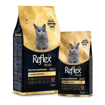 Reflex Plus British Shorthair Adult Cat Food 1.5Kg