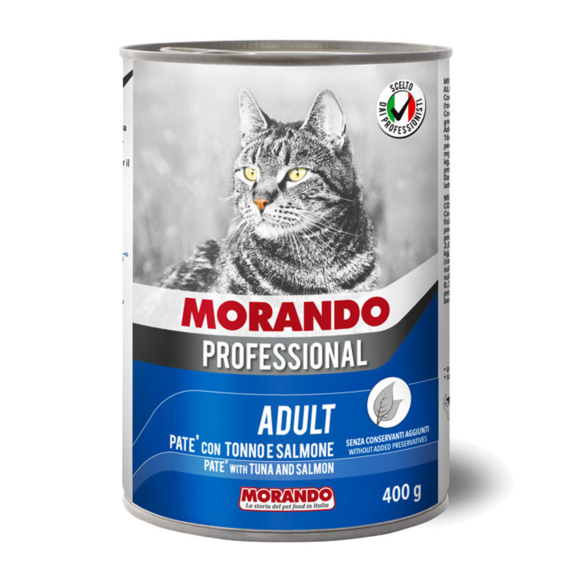 Morando ADULT PATÉ WITH TUNA AND SALMON 400g |