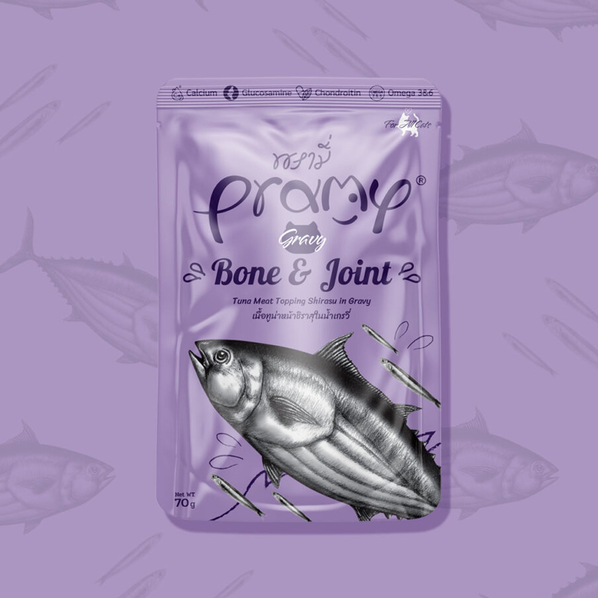 Pramy Bone & Joint Tuna topping Chicken in Shirasu Recipe 70g |