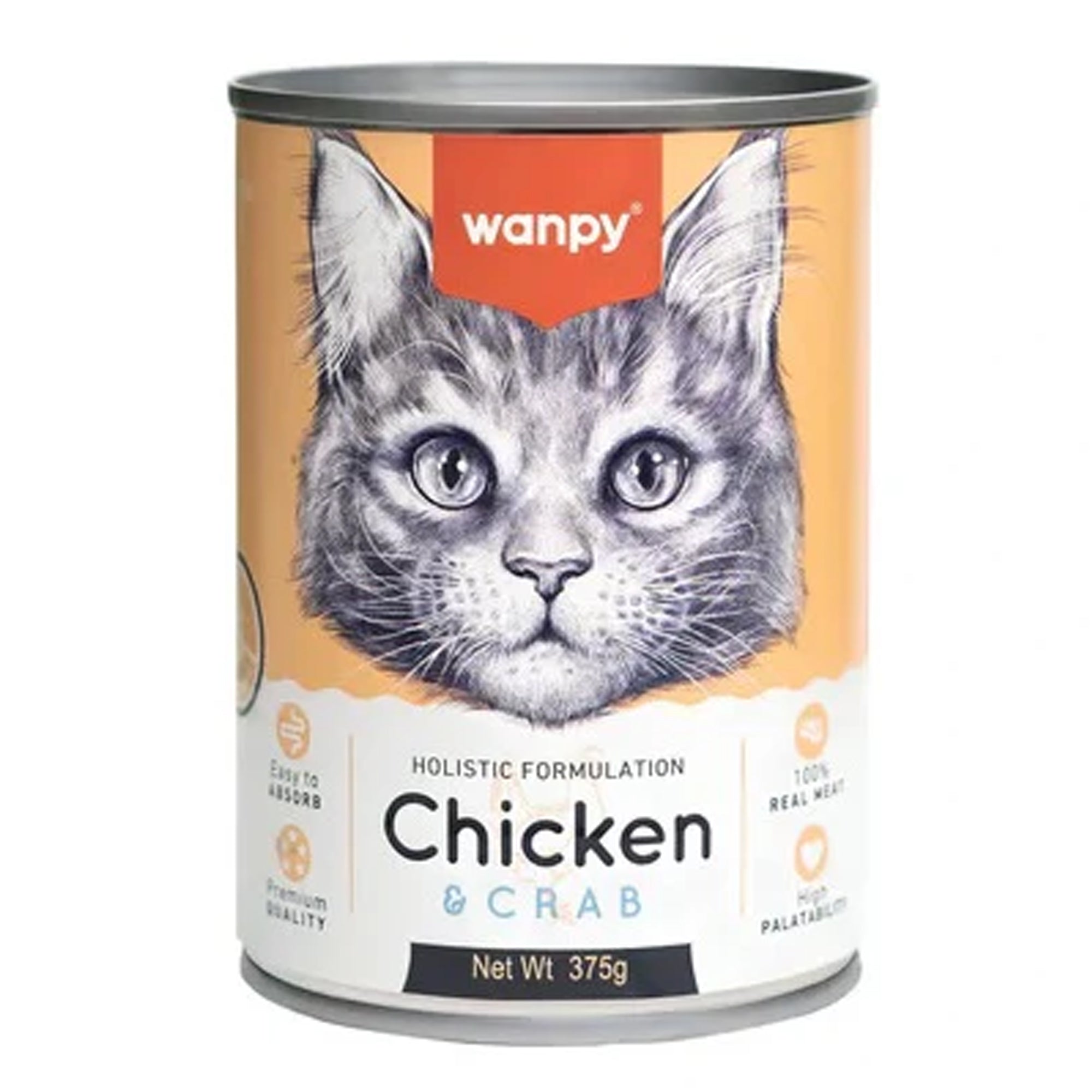 Wanpy Wet Food Chicken & Crab 375g |