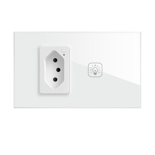 Smart Control Key with Smart Power Outlet | (Black or White) | Tuya