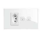 2 light switches + 2 power outlets