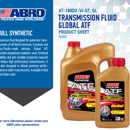 زيت (جير) ناقل الحركة الأوتوماتيكي من ابرو ABRO