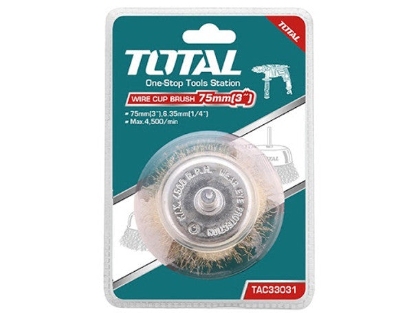 فرشاة سلك 3" من توتال