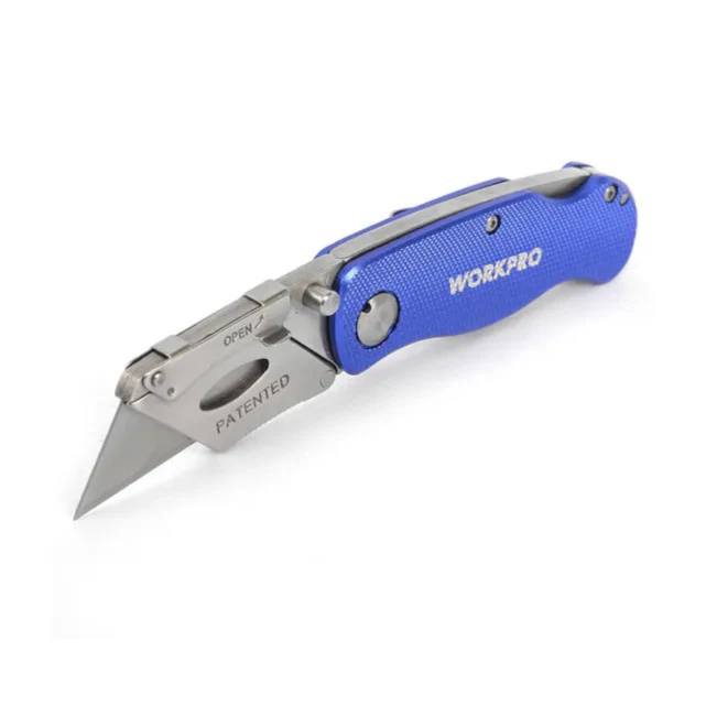 مشرط WORKPRO متعدد الاستخدامات من الألومنيوم القابل للطي | W011004WE