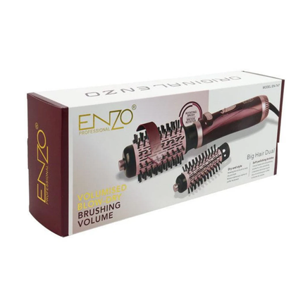 فرشاة سشوار حرارية دوارة 2 بـ 1 بقوة 1000 واط ماركة ENZO