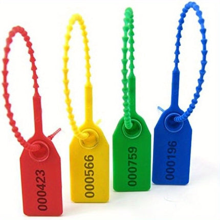 أختام أمان بلاستيكية مضادة للعبث – 50قطعة (250 مم)