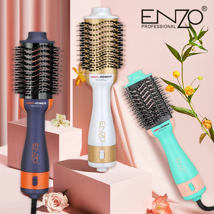 فرشاة تصفيف الشعر متعددة الاستخدامات بقوة 1500 واط ماركة ENZO