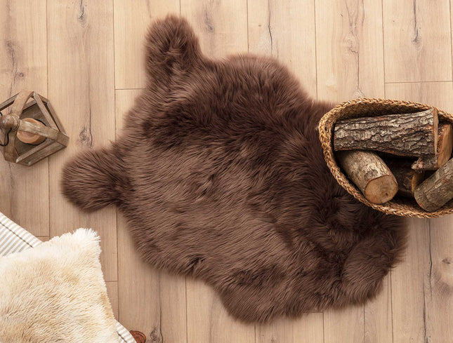 Lily Brown Luxury Rug - Ultra-Soft Comfort