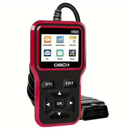 جهاز فحص أعطال السيارات OBD2 V500 – قارئ أكواد احترافي من لانش