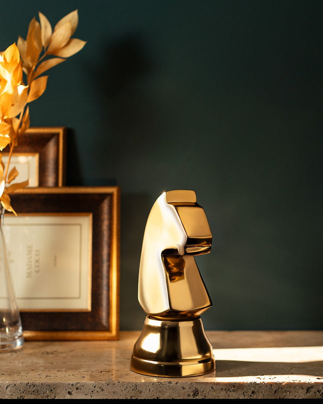 The Golden Knight Statue - Luxury Decorative Sculpture