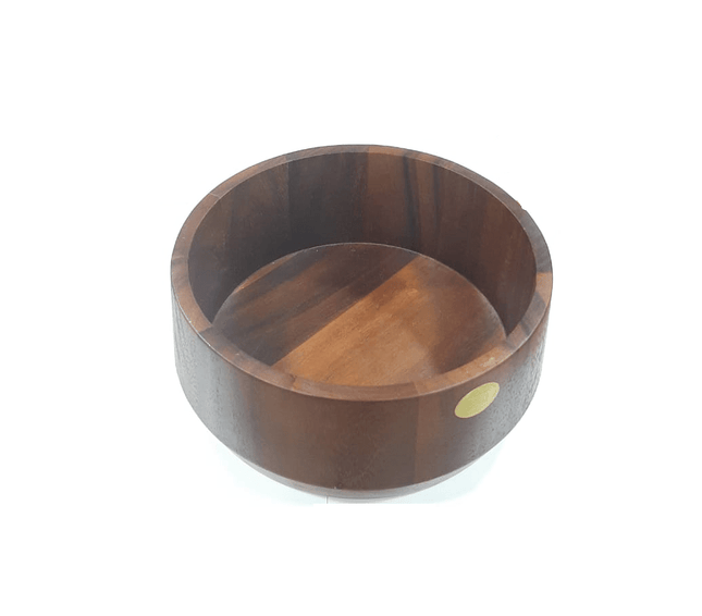 BILLI Bowls Wood Salad Dish Serving Bowl||وعاء