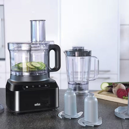 Braun PureEase Food Processor FP3132BK – 2.1L Bowl