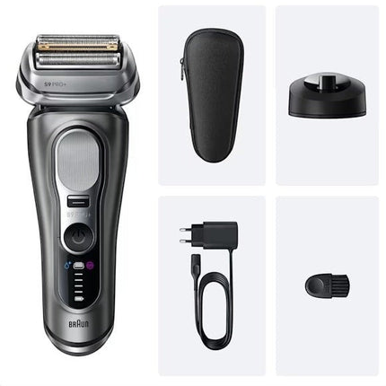 Braun Series 9 Pro+ 9615s Electric Shaver – 5 ProShave Elements, ProLift Technology, and Graphite Finish