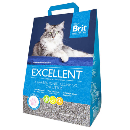 Bentonite Cat Litter 10Kg - Brit Fresh Ultra