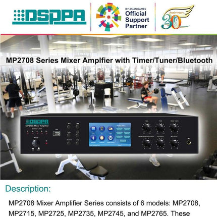 650W 6-Zone Amplifier | MP2765